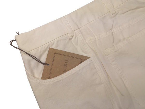 LBM 1911 Jeans 35/36 White Straight fit Cotton/Linen