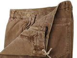 LBM 1911 Jeans 35/36 Washed Tan Full leg Cotton Moleskin