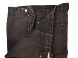 LBM 1911 Jeans 36/37 Washed Brown Full leg Cotton Canvas