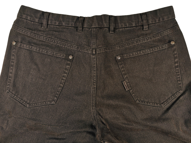 LBM 1911 Jeans 36/37 Washed Brown Full leg Cotton Denim