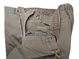 LBM 1911 Trousers 36/37 Washed Pale Blue Flat front Full Leg Cotton Stretch