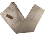 LBM 1911 Trousers 35/36 Light Stone Flat front Full Leg Cotton/Linen