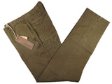 LBM 1911 Trousers 33/34 Light Sage Green Flat front Straight Leg Cotton Twill