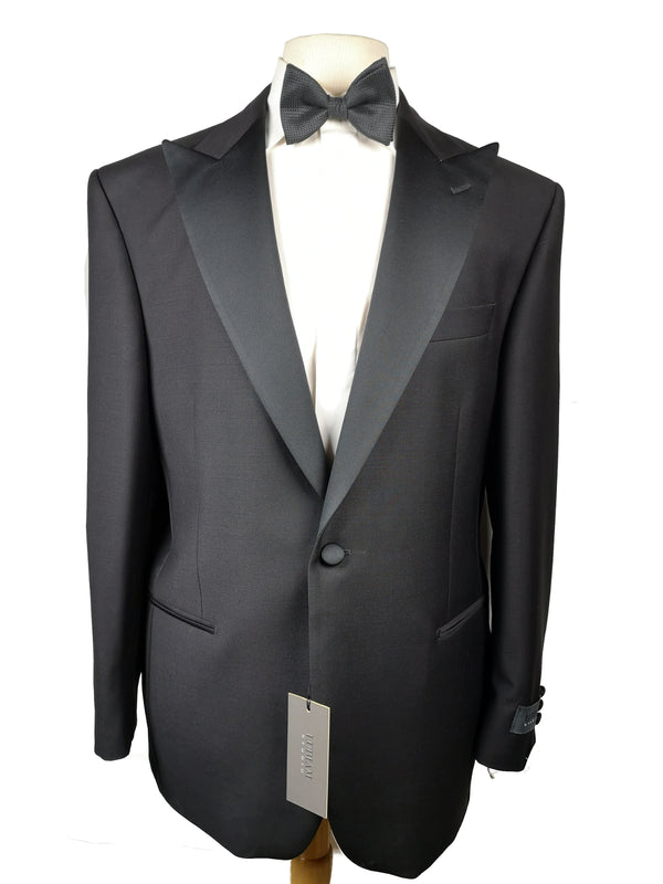Lubiam Luigi Bianchi Tuxedo 41S Black 1-button Pure wool