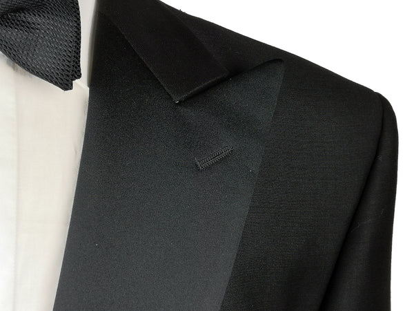 Lubiam Luigi Bianchi Tuxedo 41S Black 1-button Pure wool