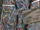 Christian Lacroix LBM Vested Tuxedo 38/39 Dark Burgundy Jacquard Shawl 1-button Silk