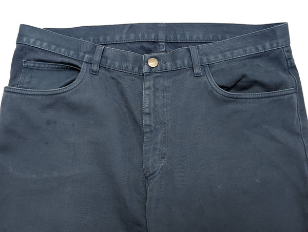 Loro Piana Jeans 36 Slate Blue 5 Pocket Cotton twill