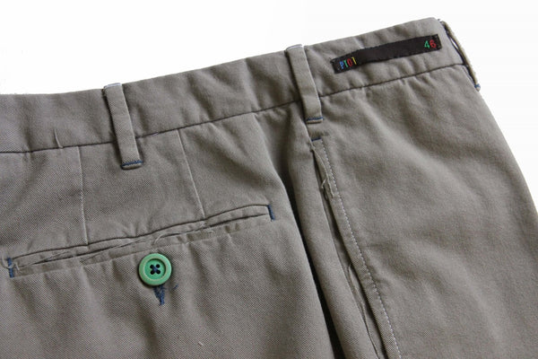 PT01 Trousers: 36, Beige twill, fat front, soft cotton