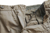 PT01 Trousers: 33/34, Beige with side strip, flat front, cotton