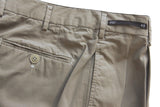 PT01 Trousers: 31/32, Beige, single pleated, cotton
