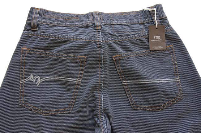 PT05 Jeans: 26, Washed blue stripes, 5-pocket, cotton/elastane