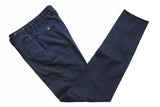 PT01 Trousers: 35/36, Navy blue with blue trim, flat front, cotton