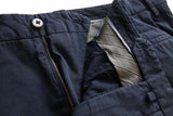 PT01 Trousers: 33/34, Washed navy blue, flat front, cotton