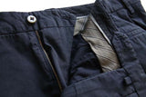 PT01 Trousers: 37/38, Washed navy blue, flat front, cotton