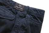 PT01 Trousers: 30, Navy blue, flat front, cotton