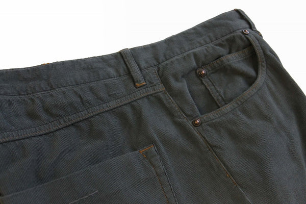 PT01 Jeans: 34 Grey 5-pocket, cotton corduroy