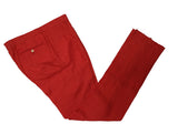Ralph Lauren Purple Label Trousers 36 Red Flat front Linen