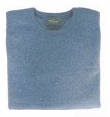 The Wardrobe Sweater Sky blue, crew neck, pure lambswool