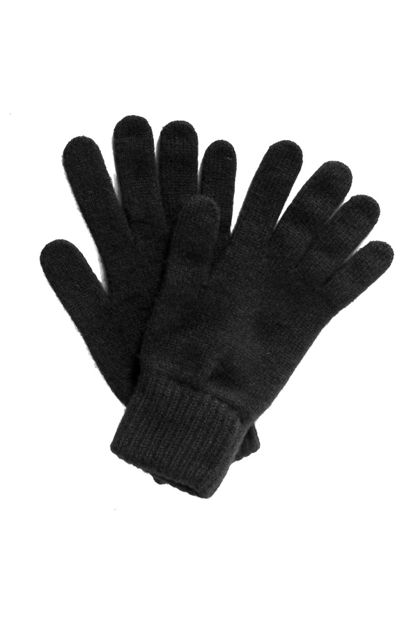 The Wardrobe Gloves Black One size Pure cashmere