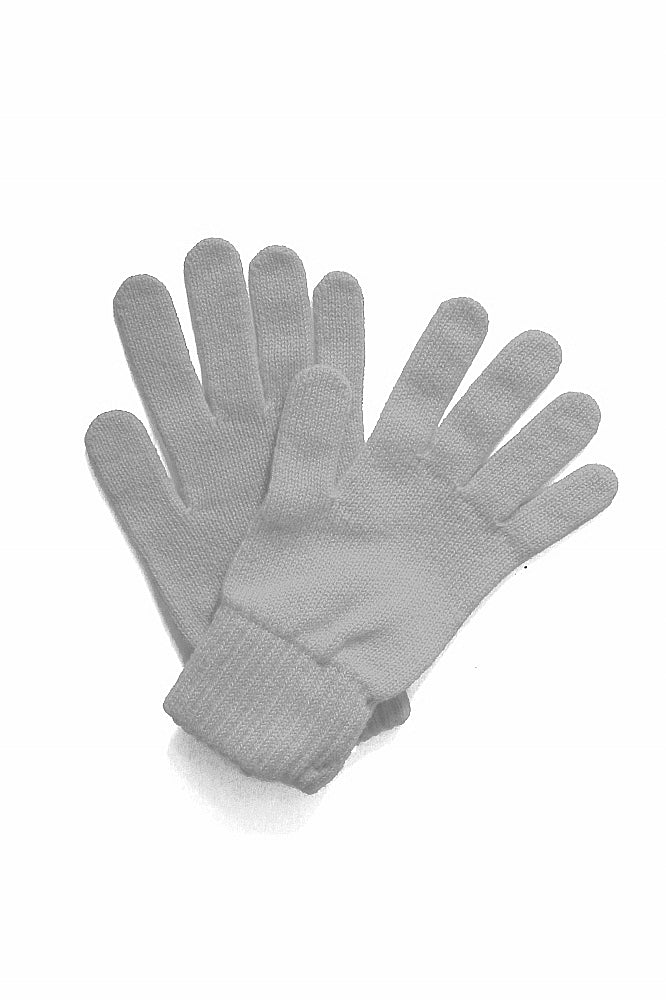 The Wardrobe Gloves Flannel Grey One size Pure cashmere