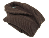 The Wardrobe Sweater Soft Brown Shawl Collar Cardigan 4-Ply Lambswool