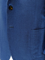 Cesare Attolini Sport Coat: 41/42R, French Blue, 2-button, wool