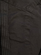 Barba Dandylife Washed Tuxedo Shirt: 16, Faded black ribbed front, small collar pure cotton