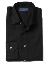 Barba Dandylife Shirt: Faded Midnight Blue, Spread collar, garment washed/dyed cotton