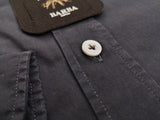 Barba Dandylife Shirt: Faded Midnight Blue, Spread collar, garment washed/dyed cotton