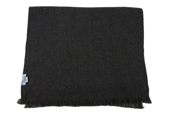 Battisti Scarf Dark charcoal Pure cashmere