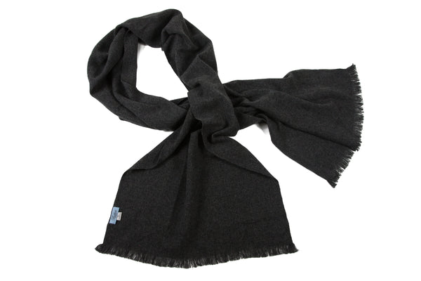 Battisti Scarf Dark charcoal Pure cashmere