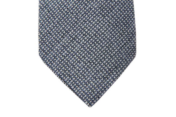 Battisti Tie: Pale blue melange, pure wool