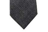 Battisti Tie: Medium grey melange, pure wool