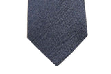 Battisti Tie: Pale blue chevron weave, pure wool