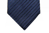 Battisti Tie Sale!: Midnight with with pindot stripes, hidden pocket, pure silk