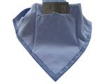Battisti Tie: Light blue circle pattern, 1-button & pocket, pure silk