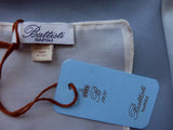 Battisti Pocket Square Cadet Blue Quadrants Pure Silk