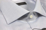 Benjamin Dress Shirt: Light blue, medium spread collar, cotton superfine weave