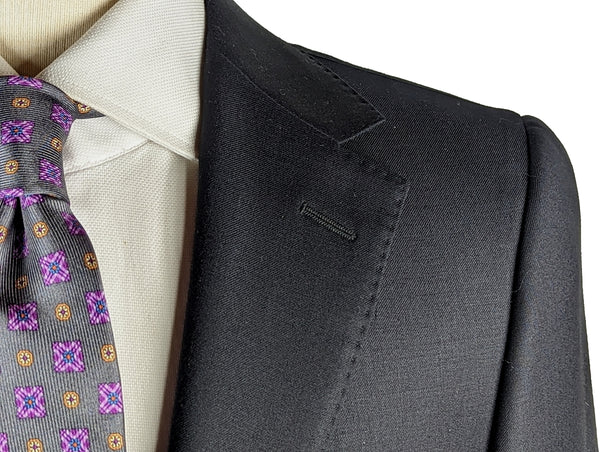 Benjamin Suit Black 2-Button Wool/Cashmere