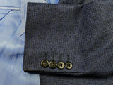 Benjamin Sample Sport Coat 38R Blue Weave 2-button Slim Fit Pure Cashmere