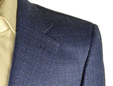 Benjamin Sport Coat French Blue Weave 2-button Soft Shoulder Wool
