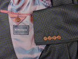 Benjamin Sport Coat Navy Check 2-button Peak Soft Shoulder Wool
