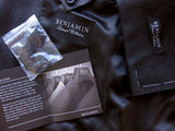 Benjamin Sartorial Suit: Charcoal gray, 2-button Classico II model, super 140's wool