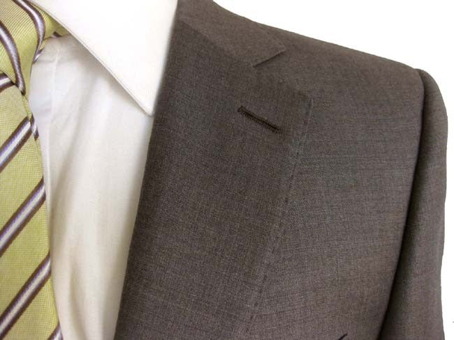 Benjamin Sartorial Suit: Medium Gray, 2-button Classico model, super 140's wool