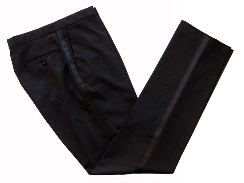 Benjamin Sartorial Tuxedo: Scala, Black, 1-button Scala model, supefine wool faille