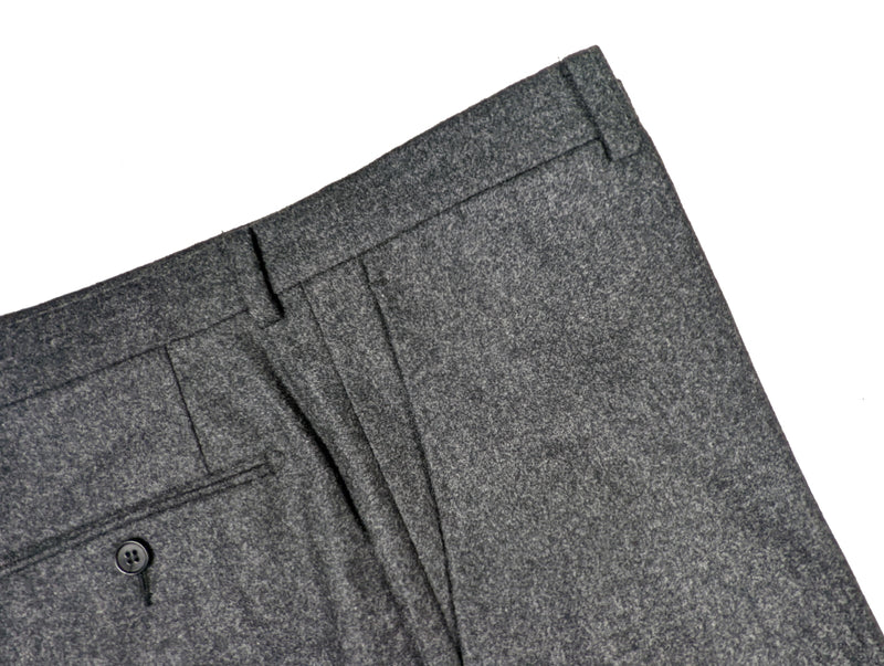 Benjamin Suit Mid Charcoal 2-Button REDA Wool Flannel