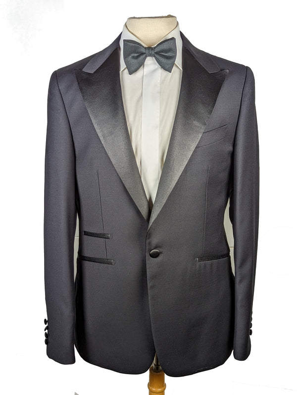 Benjamin Sample Tuxedo Black 1-button superfine wool/cashmere