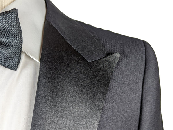 Benjamin Sample Tuxedo Black 1-button superfine wool/cashmere