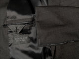 Benjamin Sartorial Suit: 38L, Charcoal gray, 2-button Napoli model, super 140's wool