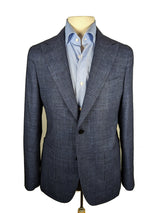 Benjamin Sample 3-in-1 Suit Blue Glen Plaid 2-button Peak VBC Wool